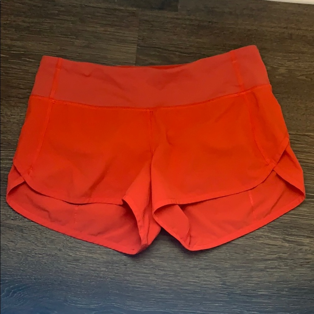 Lululemon speed shorts size 4